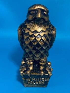 Vintage Maltese Falcon Ceramic Bird Statue - Made in Malta